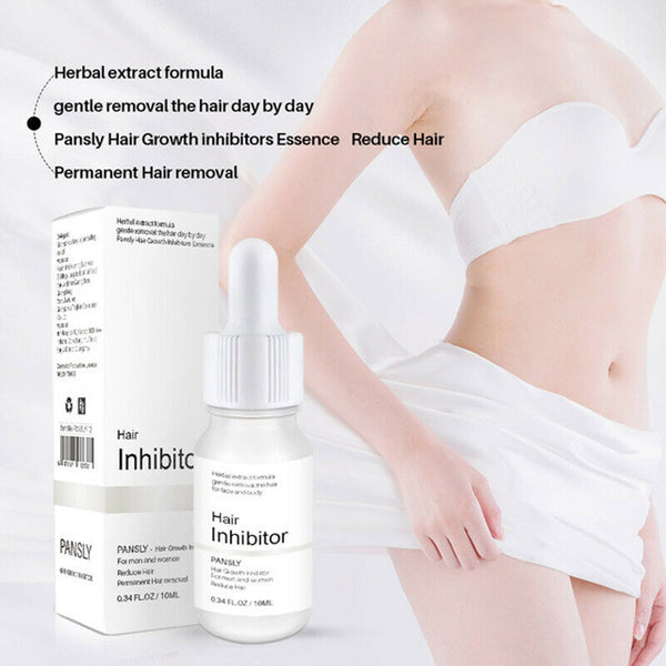 Pansly Hair Removal Inhibitor Oil Permanent Depilatory Armpit Beard Legs Pu H1Z1