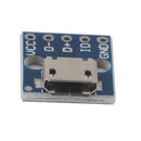 90pcs Micro USB to DIP Female B-Type USB DIP USB Adapter Module +Pins Header