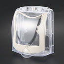 Bathroom Wall Switch Flip Cap Splash Proof Waterproof Cover Box Clear D2H5