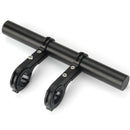 Bicycle Handlebar Extender Bike Headlight Clamp Extension Bracket (Black)