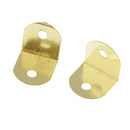 100 Lots L Bracket 12 x 12mm Corner Braces, Metal Joint Right Angle Shelf