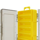 Squid Jig Box Both Side Storage Lure Case Holder Yellow 12 Compartments