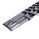 5PCS 230mm Extra Long Brad Point Wood Drill Bit Set Steel Woodworking Tool