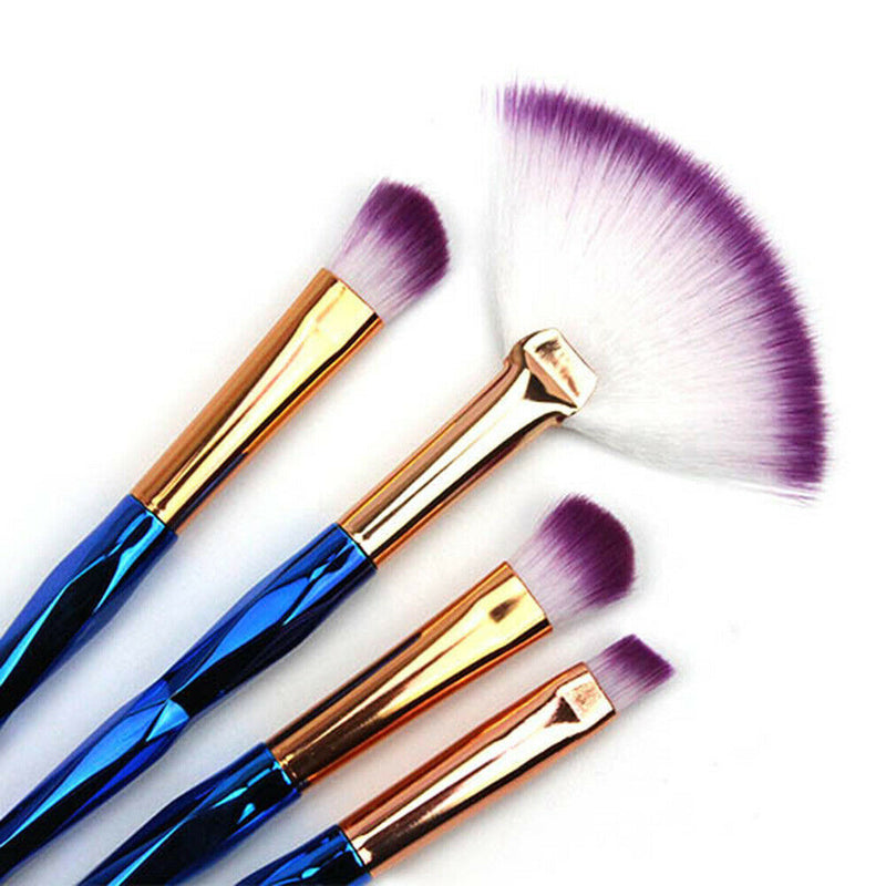 4pcs Gorgeous Brushes Makeup Set Design Diamond Handle Powder Eyes Beauty Pens