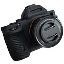 Soft Skin Silicone Case for Sony A7 A7R A7S Camera, Black