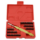 38pcs DIY Letter and Number Stamp Set for Plastics Leather Mark Tool Set