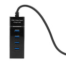 4-Port USB 3.0 High Speed Extension Charger Adapter Switch New