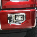 ABS Chrome Front Foglight Decor Cover Trim for Ford F-150 2015-2017Accessor