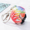 Motorcycle Hat Key Ring To Relieve Stress Cartoon Captain America Keychain Gift