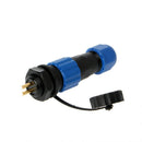 IP68 SP13 2Pin Waterproof Plug Socket Power Cable Connector