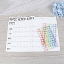 2020 Yearly Calendar Year Planner Memo Organiser Annual Schedule With Stic OZ