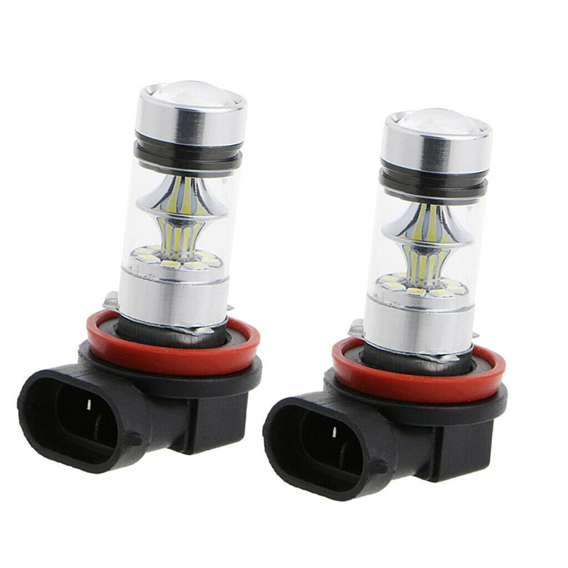 2pcs Blue H11 H8 100W Auto Car Head Light Lamp LED Bulbs Quick Response
