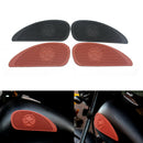 1Pair Motorcycle Tank Traction Pad Side Gas Knee Grip Protector Anti Slip S