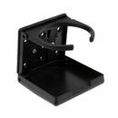Folding Black Nylon Drink Cup Holder For Marine Boat/Yacht/Caravan/Car/Truck