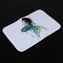 Mermaid Style Water-absorb Floor Bath Mat Toilet Room Coral velvet Anti-sli C8A7