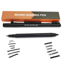 Beard Filler Pen Pencil Sharpen & Define Patchy Beards Fast Camouflage New