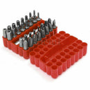 33PC SECURITY BIT SET SCREWDRIVER TOOL HOLDER TORX STAR HEX SPANNER SCREWS D8B4
