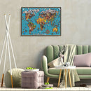 5D DIY Full Drill Diamond Painting Butterfly Map Cross Stitch Embroidery