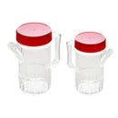 2x Acrylic Olive Oil & Vinegar Bottles Spice Jars 380ml/260ml Cooking