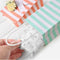 Striped White Kraft Paper Bag Korean Packaging Small Gift Carry Bag Special F7I6