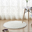 faux sheepskin wool carpet 30 x 30 cm Fluffy soft longhair decorative carpe C6H9
