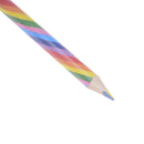 4pcs simple creative rainbow  wooden pencil for kid painting learning award OZ