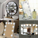 USB Makeup Mirror LED Light 10 Bulbs Lighted Dimmable Lamp Beauty Christmas Gift