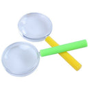 4pcs plastic mini magnifying glass children's toys W1N9