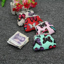 Women Butterfly Small Wallet Card Holder Coin Purse Clutch Bag Handbag (Red