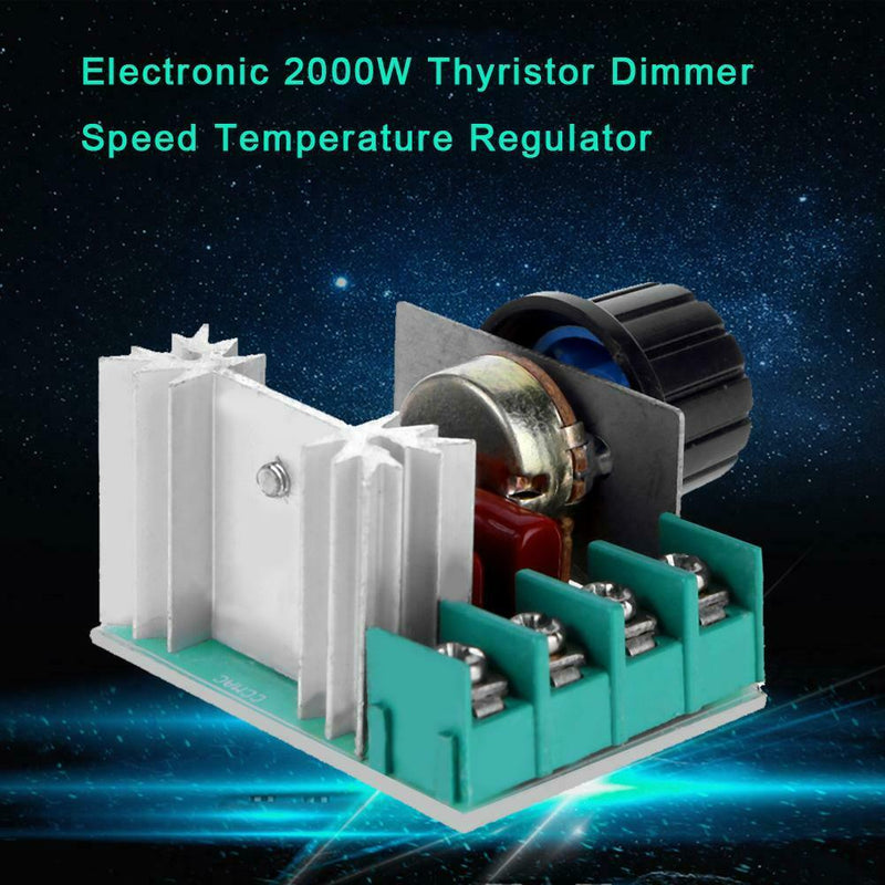 Electronic 2000W Imported Thyristor Dimmer Speed Temperature Regulator A