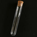 50Pcs 20X150Mm 30Ml Plastic Test Tube With Cork ,Clear Wedding Favor Gift T