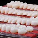 Material Colors Dental Teeth Dentures Shade Alloy Pin Porcelain Guide Set