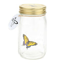 Romantic Glass LED Lamp Butterfly Jar Valentine Children Gift Decoration Ye