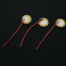 3-pack 25mm Piezoelectric Disk Elements with 2 inch Leads W4S6