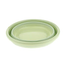Collapsible Wash Basin Folding Wash Basin for Fishing Camping 20cm Green