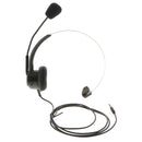 Cell Phone Headset with Microphone, Monaural Mobile Phone Laptop Headphones with