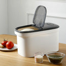 10Kg Sealed Moisture-Proof Insect-Proof Rice Barrel Kitchen Grain Rice Cont