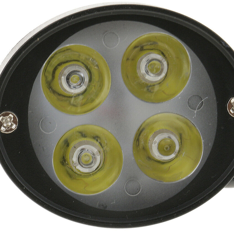 2PCS 15W Motorcycle ATV Bike 4 LED Driving Fog Head Spot Light Headlight