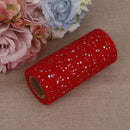2 Roll Glitter Sequin Tulle Fabric 15cm Wide for Clothes Gifts Party Decor