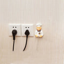 Cook Design New Storage Shelf Holder Power Plug Holders Rack Socket Wall Mo