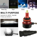 Pair H11 H8 H9 1800W 270000LM 4-Sides LED Headlight Kit Hi/Lo Power Bulb 6000k!c