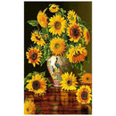 4 Pack Sunflower DIY 5D Diamond Painting Kits Full Drill Cross Stitch Decor