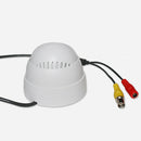 Camera Dome 4mm Lens Outdoor Security Camera w/ 98ft IR Night Vision White