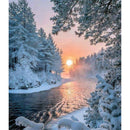 Diamond painting cross stitch Winter wonderland Diamond Embroidery home decor LJ