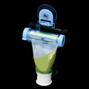 1PC Toothpaste dispenser rolling squeezer hanging hook suction plastic tube BX