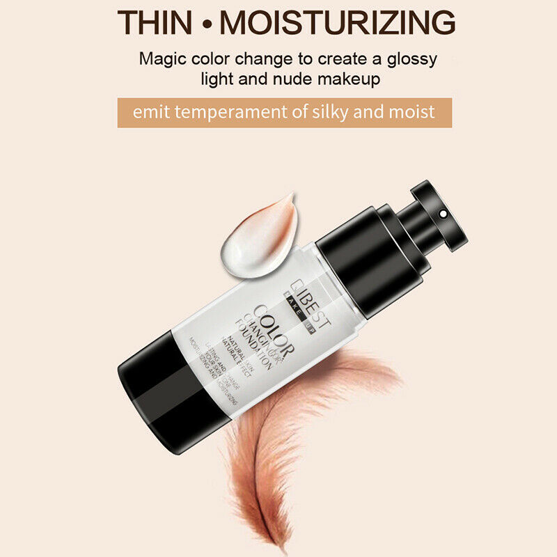 Qibest Face Foundation Moisturizer Makeup Long Lasting Concealer Skin Tone  W5O7