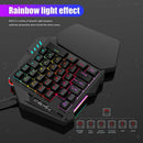 One-Handed 35 Keys Wired Game Keyboard + Mouse Gift For PC Gaming, Durable,