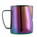 Stainless Steel Milk Coffee Cappuccino Latte Frothing Jug 350ml Colorful