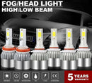 Combo 9005  LED Del Faro Kit Hi Low 4950 Fascio W 585000LM J1B7 R0U6