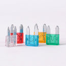 Mini 120pcs Zinc Car Fuses Blade Fuse Clip Assortment Set Auto Car Truck